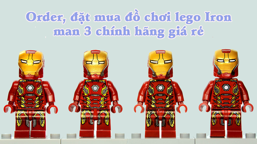 Đồ chơi Lego Iron man 3: Giờ đây, bạn có thể sáng tạo và lắp ráp riêng cho mình 1 chiếc Iron man độc nhất vô nhị nhưng không cần tới phòng thí nghiệm của Tony Stark! Với bộ đồ chơi Lego Iron man 3, điều đó chưa hề khó khăn!