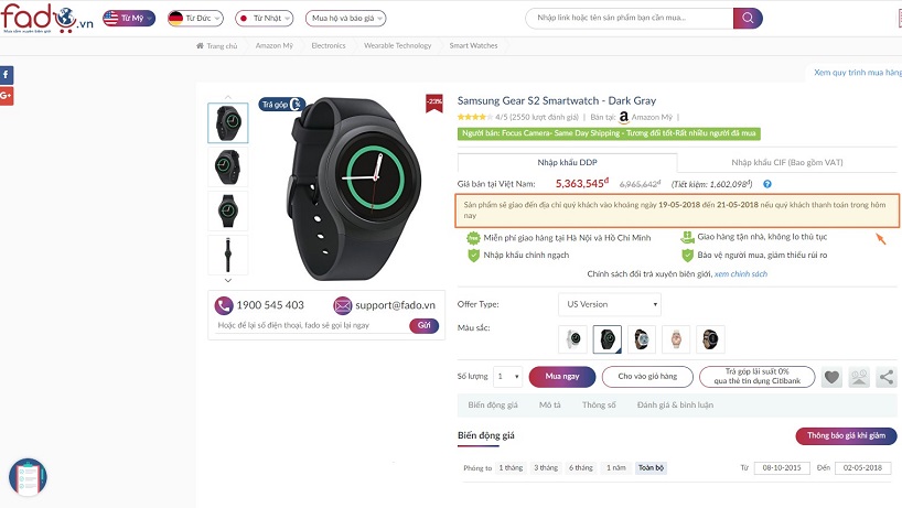 dong ho samsung gear