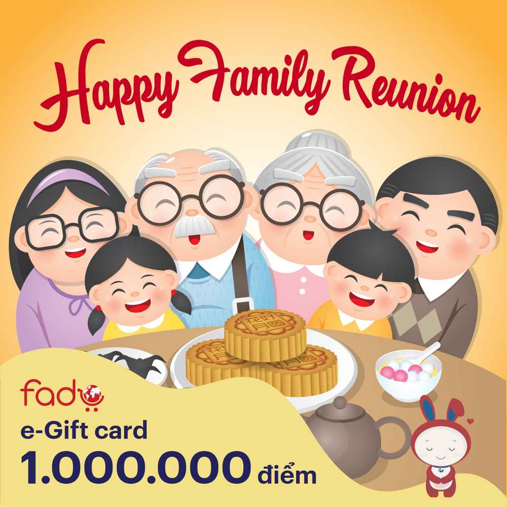 Fado e-Gift Card Happy Family Reunion - 1.000.000 điểm