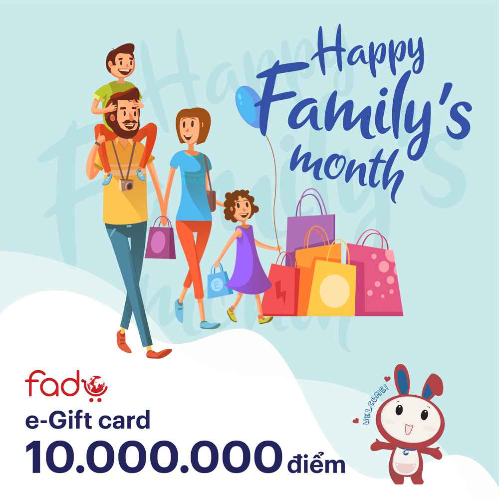 Fado e-Gift Card Happy Family Month - 10.000.000 điểm