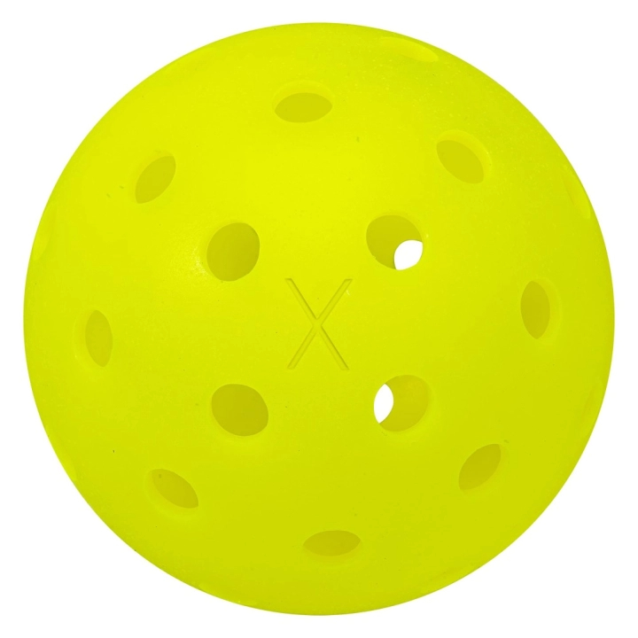 Combo 3 Bóng Pickleball Franklin X-40 Màu Vàng Không Chữ-Siêu Bền, Chính Hãng Chuẩn Thi Đấu Quốc Tế